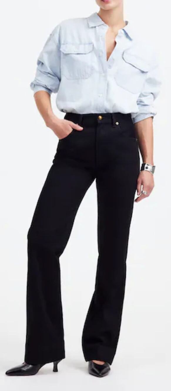 Madewell x Alexa Chung Dream Black Jeans – Women’s Size 27 – NWT